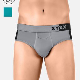 XYXX Men Pack of 2 Colourblocked Ultra Soft Antimicrobial Modal Briefs XYBRF2PCKN163XXL-picture-6