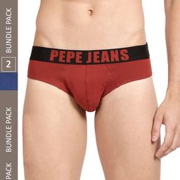 Pepe Jeans Men Pack Of 2 Printed Cotton Anti-Microbial Basic Briefs 8904311371465-picture-16