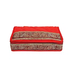 Kuber Industries Red 5 Pouch Foldable Organisers-54
