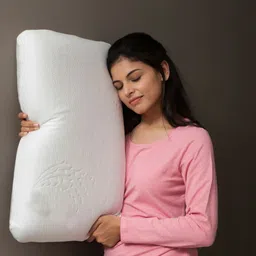 The White Willow White Regular Orthopedic Memory Foam Bed Pillow-1