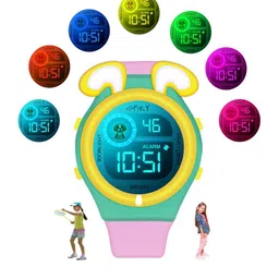 Spiky Unisex Kids Dial & Straps Digital Multi Function Automatic Watch SPKEVA26_C5_PUR-6