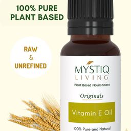 MYSTIQ LIVING 100% Pure Plant Based Vitamin E Oil - 15ml-2