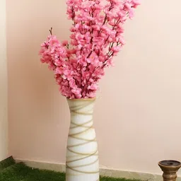 WELL ART GALLERY Pink Cherry Blossom Artificial Flower-image-11