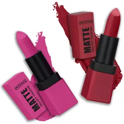 PERPAA Sensational Matte Intense Velvet Touche Set Of 2 Lipstick - PerfectPink&RockingRed-32
