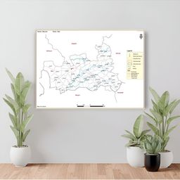 Wallpics White & Blue Printed Waterproof Wall Sticker-image-85