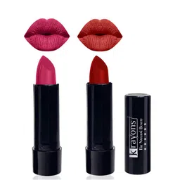 krayons Set Of 2 Cute Pop Waterproof & Moisturizing Matte Lipsticks - 3.5 g Each-31