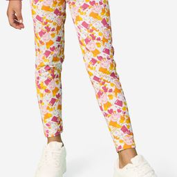 The Souled Store Infant Girls Peppa Pig Printed Ankle Length Leggings-image-59
