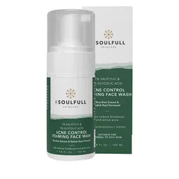 BE SOULFULL Acne Control Foaming Face Wash with 1% Salicylic Acid & 1% Glycolic Acid - 100 ml-35