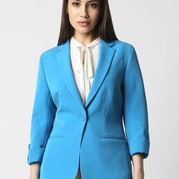 Van Heusen Woman Single Breasted Notched Lapel Formal Blazers-image-88