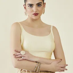 Soch Sleeveless Saree Blouse-25