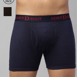 DIXCY SCOTT MAXIMUS Men Pack Of 2 Solid Cotton Trunks MAXT-003-KINETIC TRUNK-P2-image-19