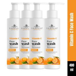Verdant Natural Care Set of 4 Vitamin C Face Wash with Niacinamide & Honey - 100 ml each-12