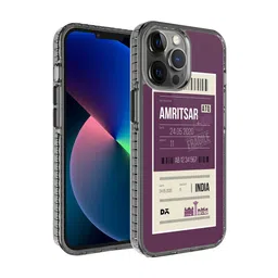 DailyObjects Purple & White Amritsar City Tag  iPhone 12 Pro Stride 2.0 Case Cover-21