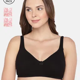 Inner Sense Pack of 3 Organic Cotton  Antimicrobial  Seamless Side Support Sustainable Bra ISB057-image-36