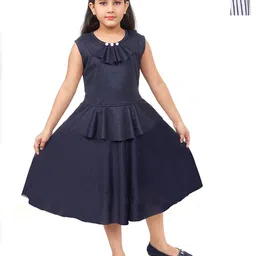 BAESD Girls Pack Of 2 A-Line Midi Party Dresses-image-99