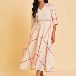 W Midi Cotton Dress-36