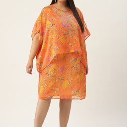 theRebelinme Women Plus Size Embellished Flared Sleeve A-Line Midi Dress-image-36