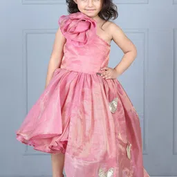THE LITTLE CELEBS Organic Cotton A-Line Midi Dress-picture-46