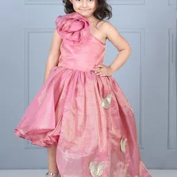 THE LITTLE CELEBS Organic Cotton A-Line Midi Dress-picture-40