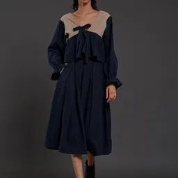 MATI Pleated Straight Midi Skirt-image-57