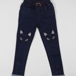 A-Okay Kids Slim Fit High-Rise Mildly Distressed Embroidered Jeans-image-95