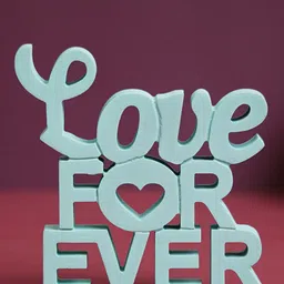 eCraftIndia Wooden Love For Ever Decorative Showpiece-44