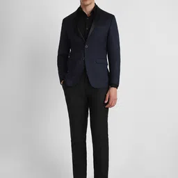 Allen Solly Men Slim-Fit Single-Breasted Two-Piece Party Suit-image-25