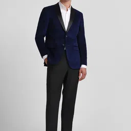 Allen Solly Slim-Fit Single-Breasted Two-Piece Pure Cotton Party Suit-picture-58
