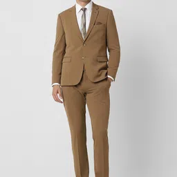 Van Heusen Slim-Fit Notched Lapel Single-Breasted Formal Two-Piece Suit-image-68