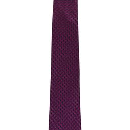 Alvaro Castagnino Men Black & Purple Woven Design Broad Tie-image-94