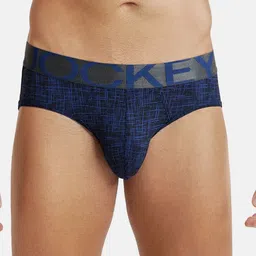 Jockey International Collection Men Rich Royal Blue Solid Briefs IC29-21