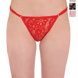 SELFCARE Pack Of 4 Low-Rise Self Design Bikini Briefs-26