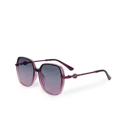 HASHTAG EYEWEAR Women Square Sunglasses with Polarised and UV Protected Lens TZ-P-TT-8257-51