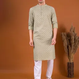 SHIWAM ETHNIX Printed Long Sleeve Straight Kurta-33