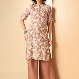 Anouk Ethnic Motifs Printed Regular Straight Kurta-image-37