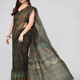 MIRCHI FASHION Ethnic Motifs Printed Saree-picture-18