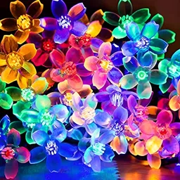 SPARK WORLD Pink & Blue LED String Lights-12
