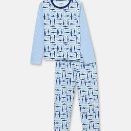 mackly Boys Conversational Printed Night suit-image-41