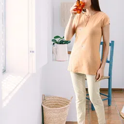 Sweet Dreams Women Beige Printed Night suit-picture-40