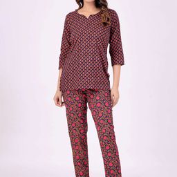PARCHHAI Women Floral Printed Top With Trousers-picture-10