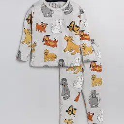 Lazy Shark Boys Printed Night suit-image-80