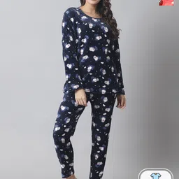 TAG 7 Pack Of 2 Conversational Printed Night Suit-image-42