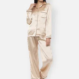 Ashtag Women Champagne Night suit-image-43