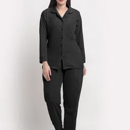 FABINALIV Velvet Shirt With Pyjamas-image-29