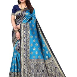 Varanga Woven Design Zari Art Silk Banarasi Saree-image-32
