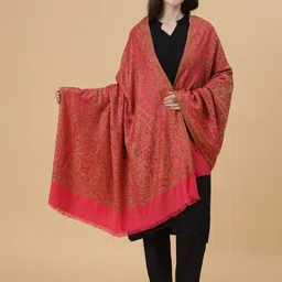 Zamour Ethnic Motifs Women Woven-Design Shawl-50