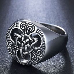 Yellow Chimes Women Stainless Steel High Polished Finger Ring-image-38