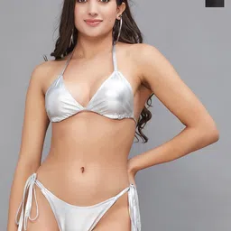 SECRETS BY ZEROKAATA Pack of 2 Assorted Halter Neck low Rise Swim Bikini Set-image-82