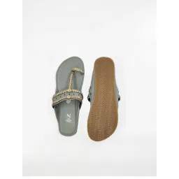 The Madras Trunk Grey Kolhapuris-picture-13