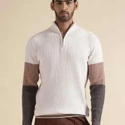 Andamen Ribbed Zip Detail Pullover-picture-26